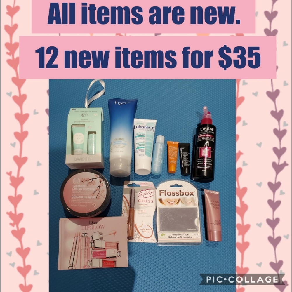 All new items $35 only. Skin cares